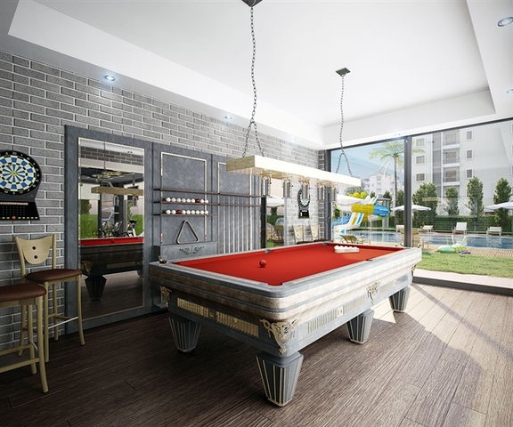 Двухкомнатная квартира в новом жилом комплексе района Авсаллар