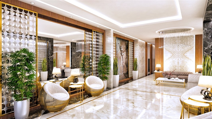 Квартира 1+1 в районе Махмутлар