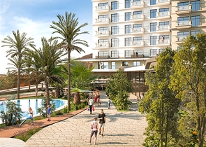 Квартира 1+1 в районе Махмутлар