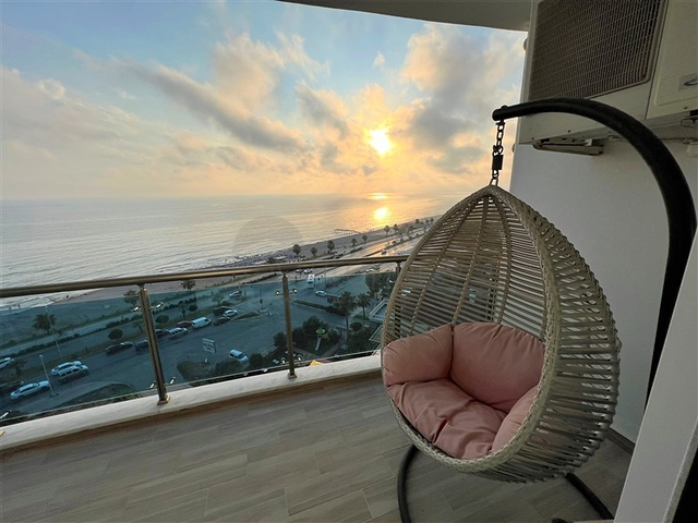 Квартира 1+1 с видом на море в комплексе с отельной инфраструктурой