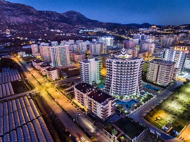 Квартира 1+1 с видом на море в комплексе с отельной инфраструктурой