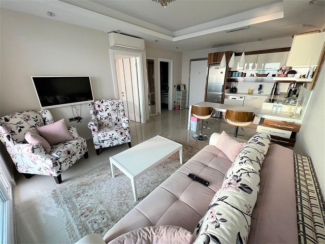 Квартира 1+1 с видом на море в комплексе с отельной инфраструктурой