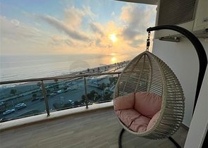 Квартира 1+1 с видом на море в комплексе с отельной инфраструктурой