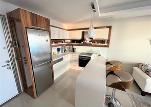 Квартира 1+1 с видом на море в комплексе с отельной инфраструктурой