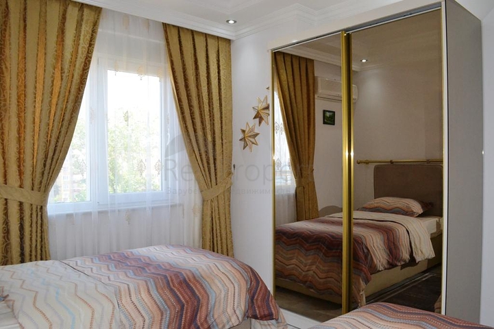 Квартира 2+1 с видом на море в районе Махмутлар