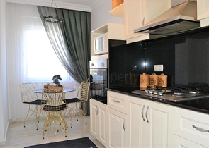 Квартира 2+1 с видом на море в районе Махмутлар