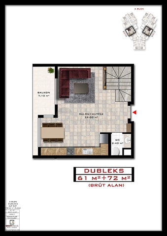 Шикарный просторный пентхаус с видом на море