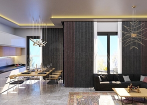 Шикарный просторный пентхаус с видом на море