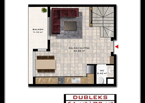 Шикарный просторный пентхаус с видом на море