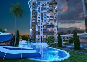 Шикарный просторный пентхаус с видом на море