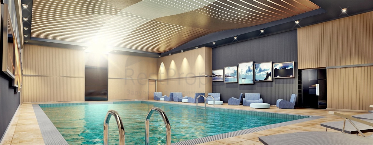 Квартира планировкой 1+1 в новом строящемся доме в районе Авсаллар