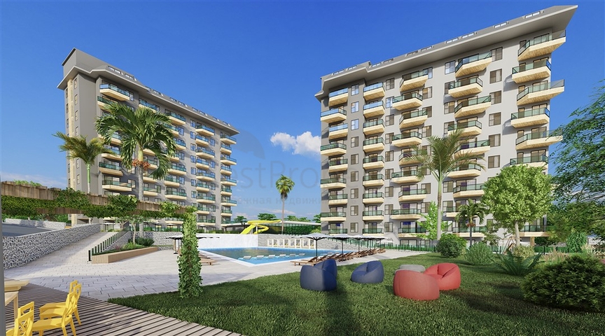 Квартира 1+1 в комплексе с богатой инфраструктурой