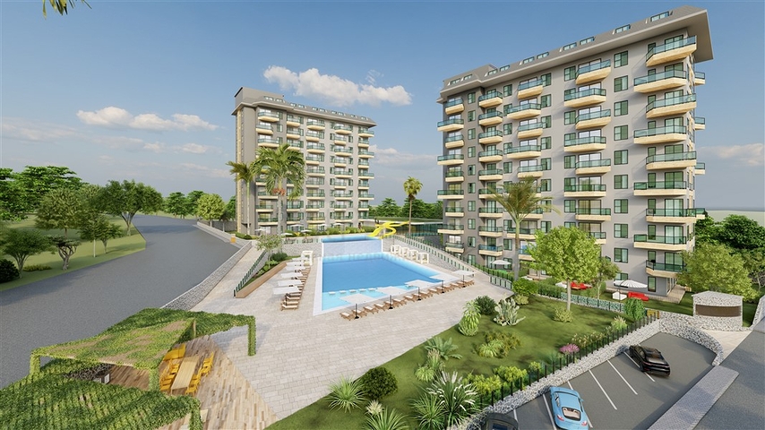 Квартира 1+1 в комплексе с богатой инфраструктурой