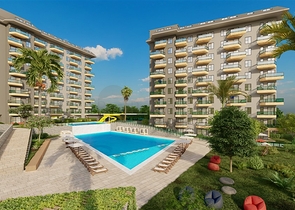 Квартира 1+1 в комплексе с богатой инфраструктурой