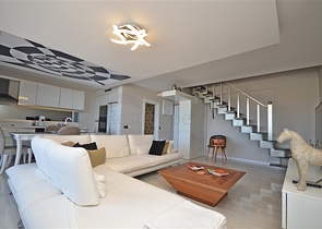 Пентхаус 2+1 с потрясающим видом на море