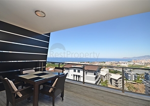 Пентхаус 2+1 с потрясающим видом на море