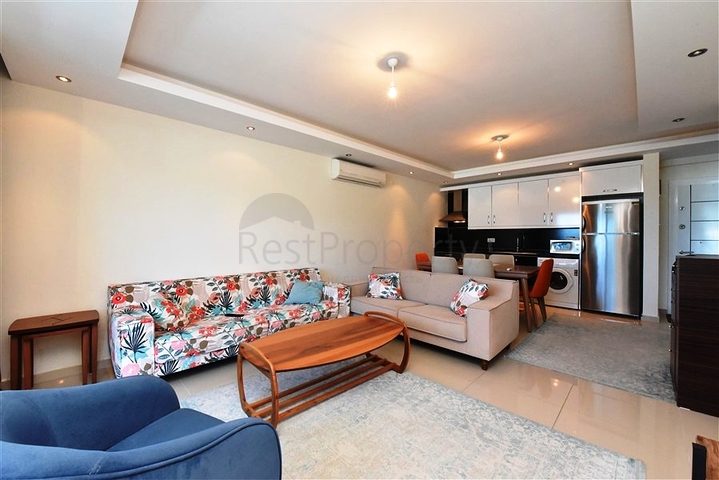 Меблированная квартира 1+1 в районе Каргыджак