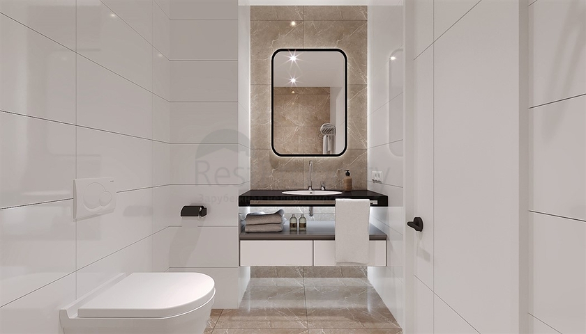 Квартира 1+1 в строящемся комплексе в Махмутларе