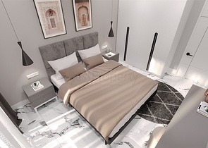 Квартира 1+1 в строящемся комплексе в Махмутларе