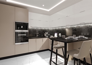 Квартира 1+1 в строящемся комплексе в Махмутларе