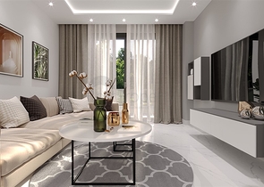 Квартира 1+1 в строящемся комплексе в Махмутларе