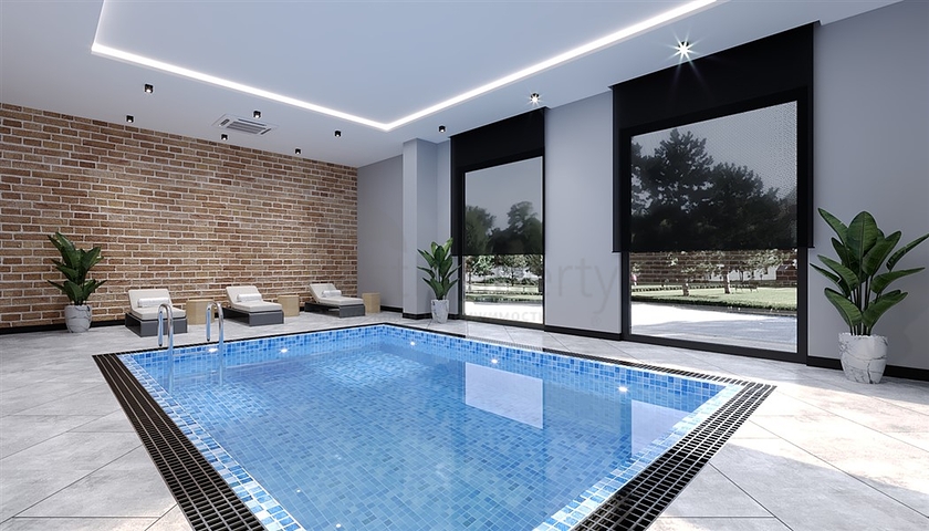 Светлая квартира 1+1 в строящемся комплексе