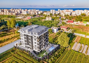 Светлая квартира 1+1 в строящемся комплексе