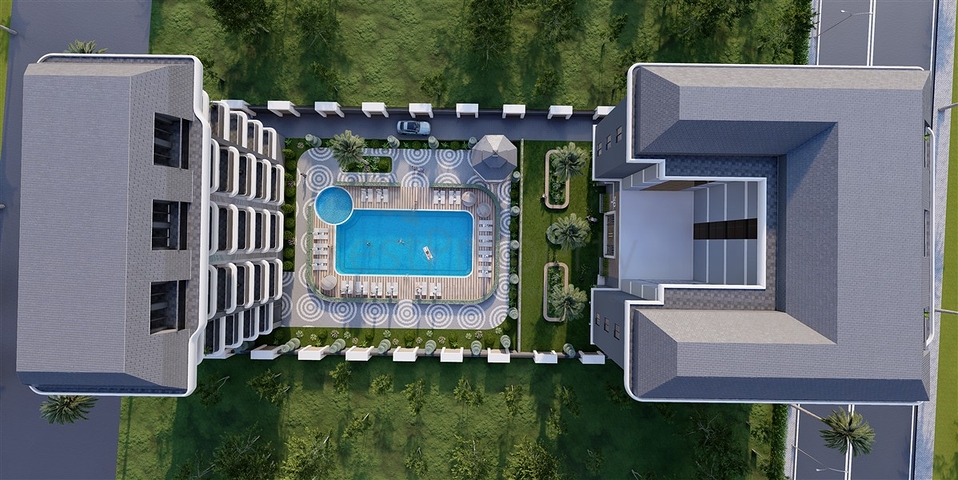 Апартаменты 1+1 в уютном районе Каргыджак