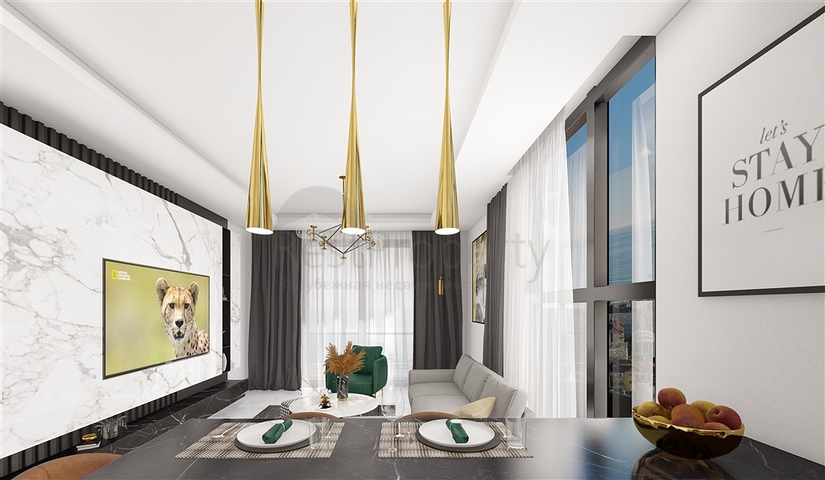 Апартаменты 1+1 в уютном районе Каргыджак