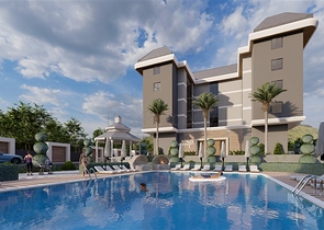 Апартаменты 1+1 в уютном районе Каргыджак