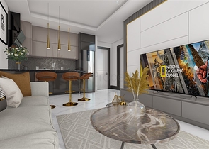 Продается квартира 1+1 в районе Каргыджак