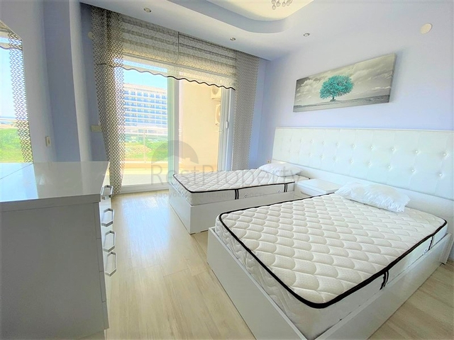 Квартира 2+1 с видом на море в районе Кестель