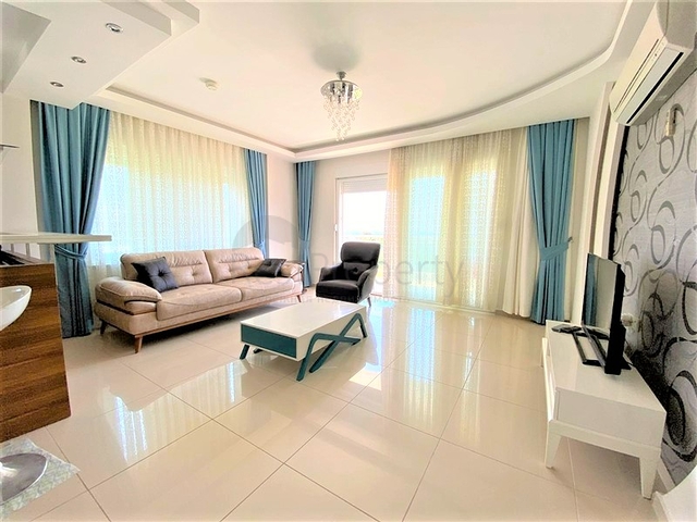 Квартира 2+1 с видом на море в районе Кестель