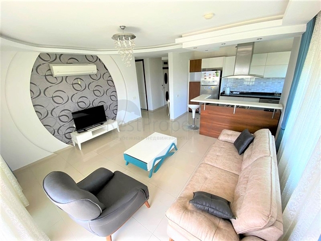 Квартира 2+1 с видом на море в районе Кестель