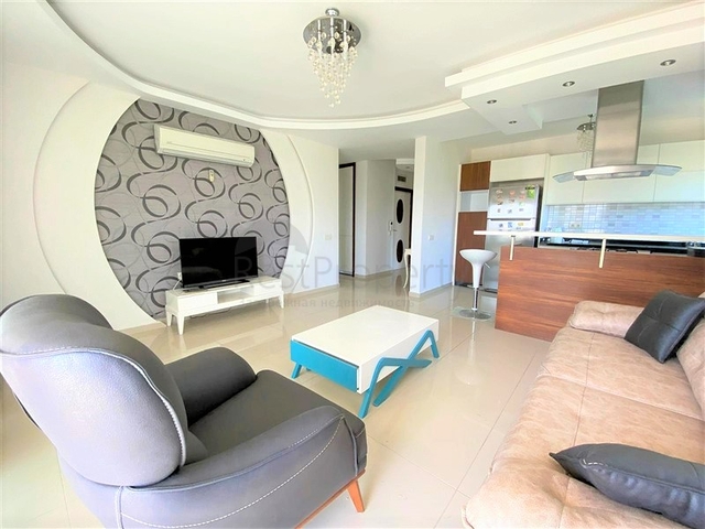 Квартира 2+1 с видом на море в районе Кестель