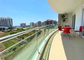 Квартира 2+1 с видом на море в районе Кестель