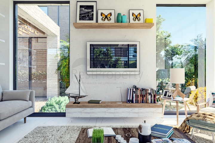 Привлекательные виллы в окружении пышной природы