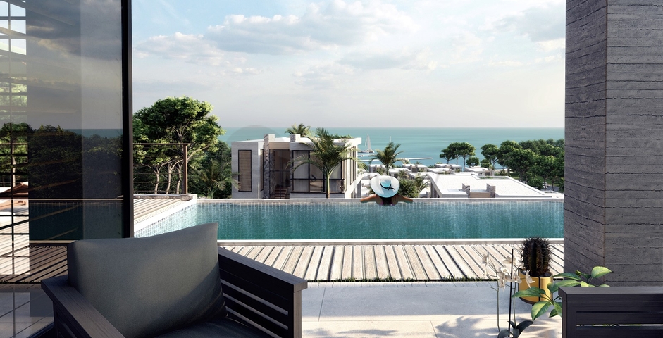 Привлекательные виллы в окружении пышной природы