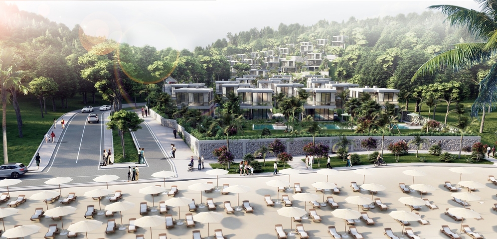 Привлекательные виллы в окружении пышной природы