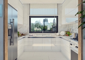 Привлекательные виллы в окружении пышной природы