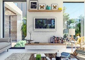 Привлекательные виллы в окружении пышной природы