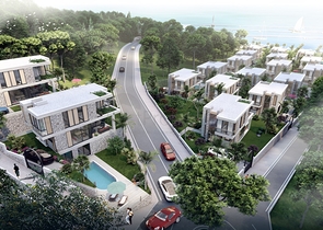 Привлекательные виллы в окружении пышной природы