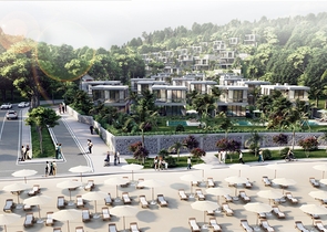 Привлекательные виллы в окружении пышной природы