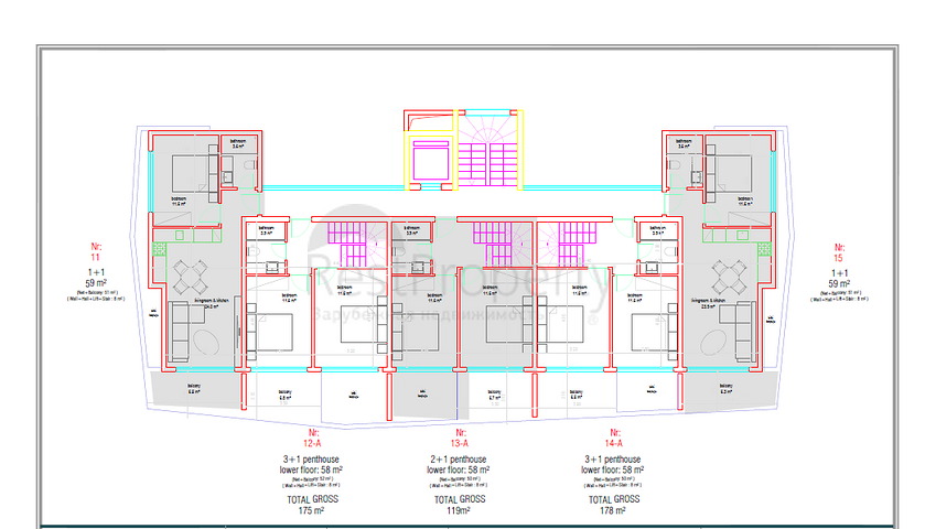 Новый проект в районе Конаклы