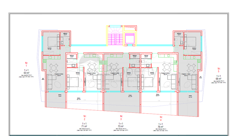 Новый проект в районе Конаклы