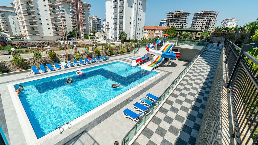 Двухкомнатная меблированная квартира в Махмутларе