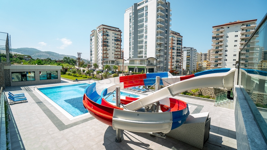 Двухкомнатная меблированная квартира в Махмутларе