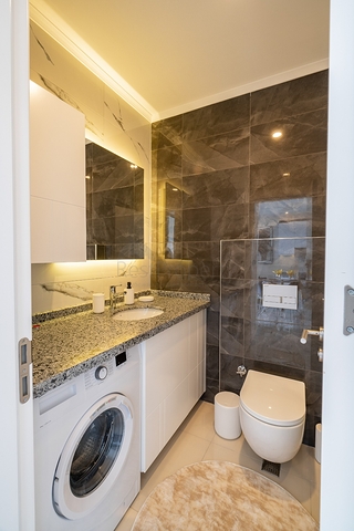 Двухкомнатная меблированная квартира в Махмутларе