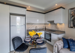 Двухкомнатная меблированная квартира в Махмутларе