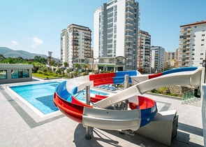 Двухкомнатная меблированная квартира в Махмутларе